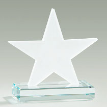 Glaspokal White-Star