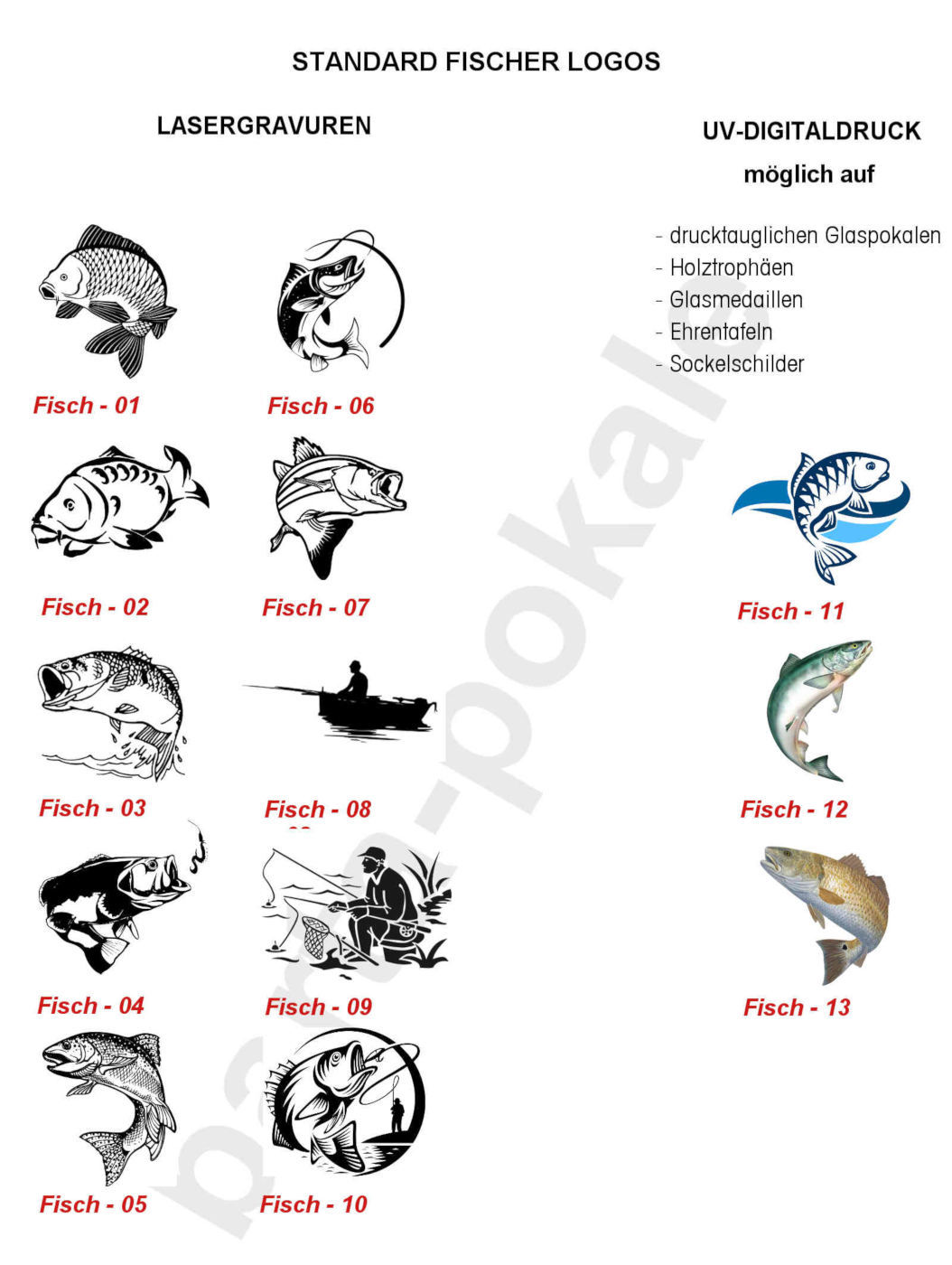 Standard Logos Fischen