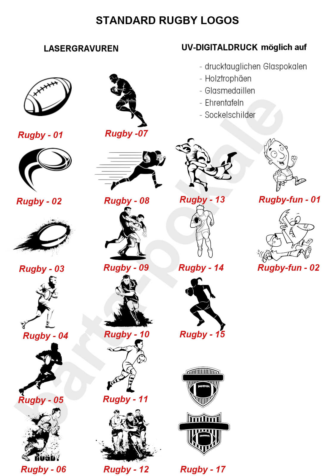 Standard Logos Rugby