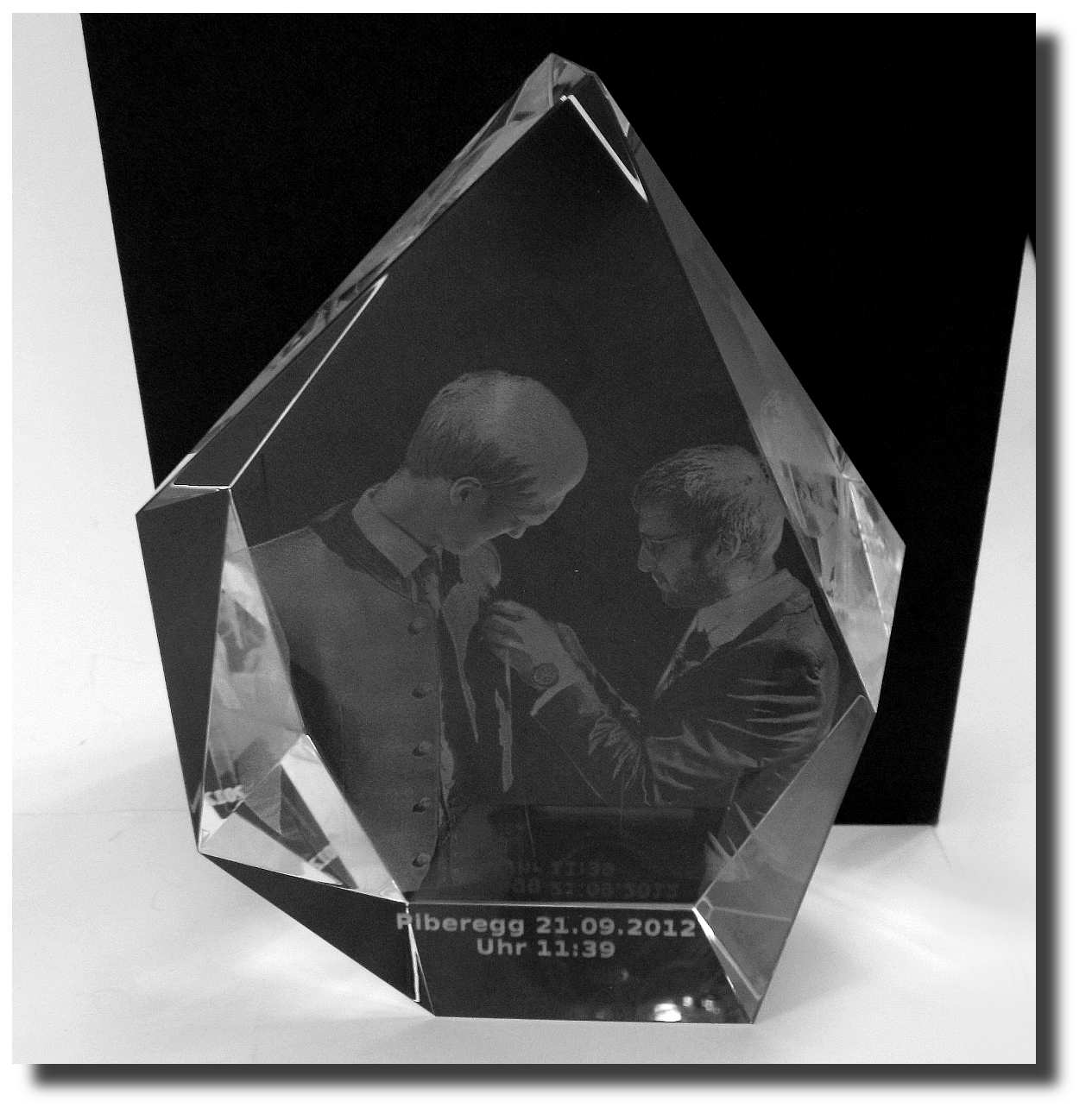 3d Glasgravur