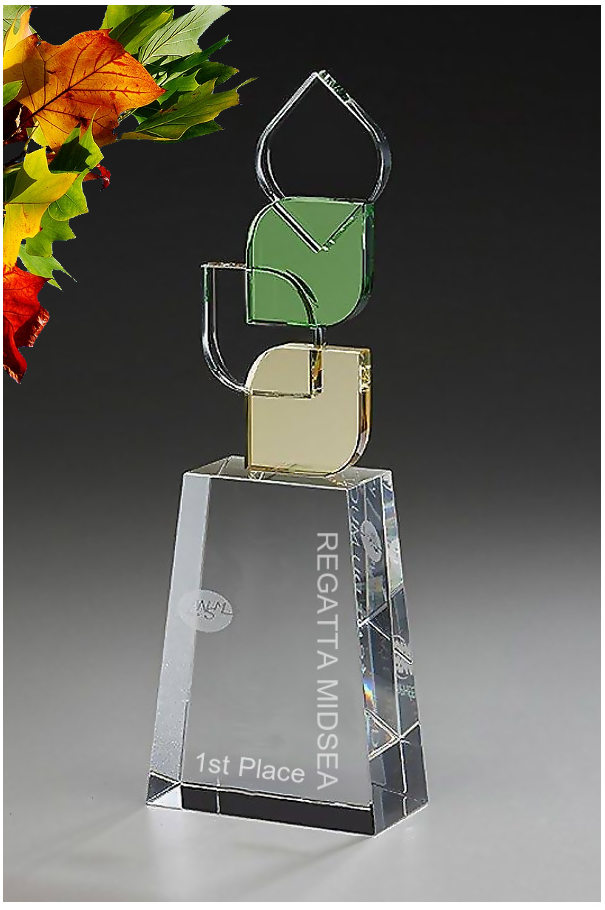 Glaspokale mit Gravur, Glastrophäen, Glasawards, 3D Foto Glasgravur, Pokale:  Glaspokal Natur