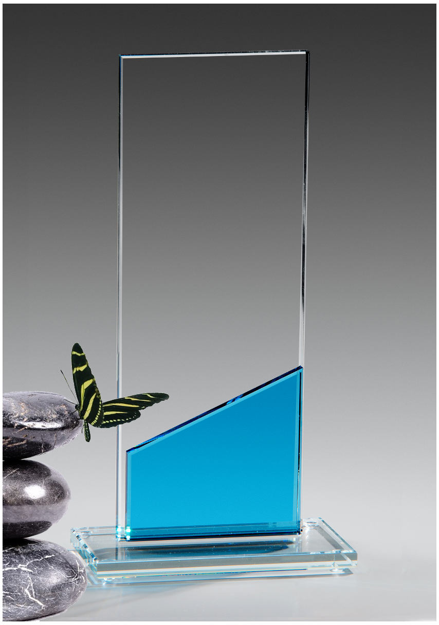 Glaspokale mit Gravur, Glastrophäen, Glasawards, 3D Foto Glasgravur, Pokale:  Glaspokal Fantasy