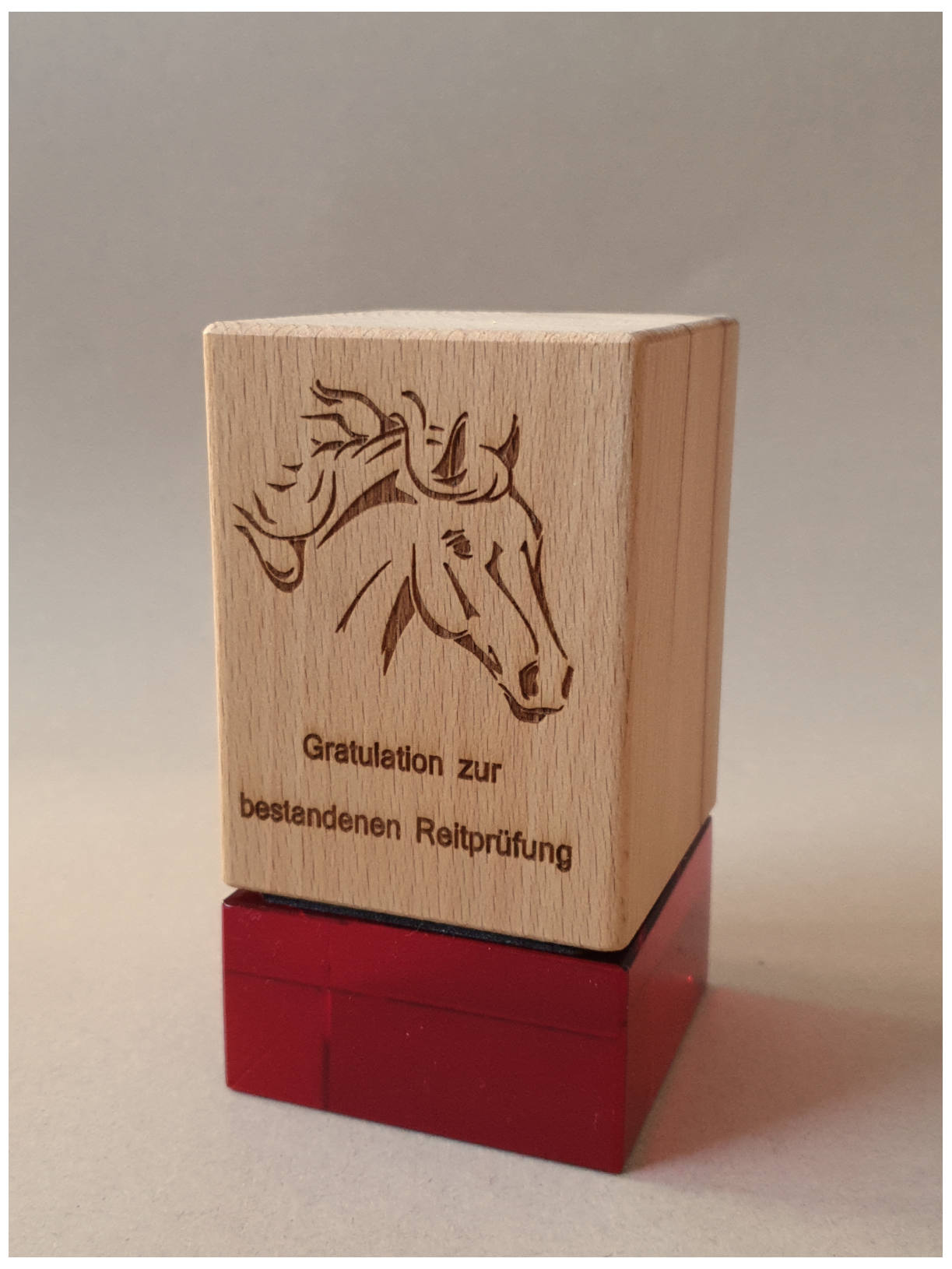 Holztrophäe Salsa