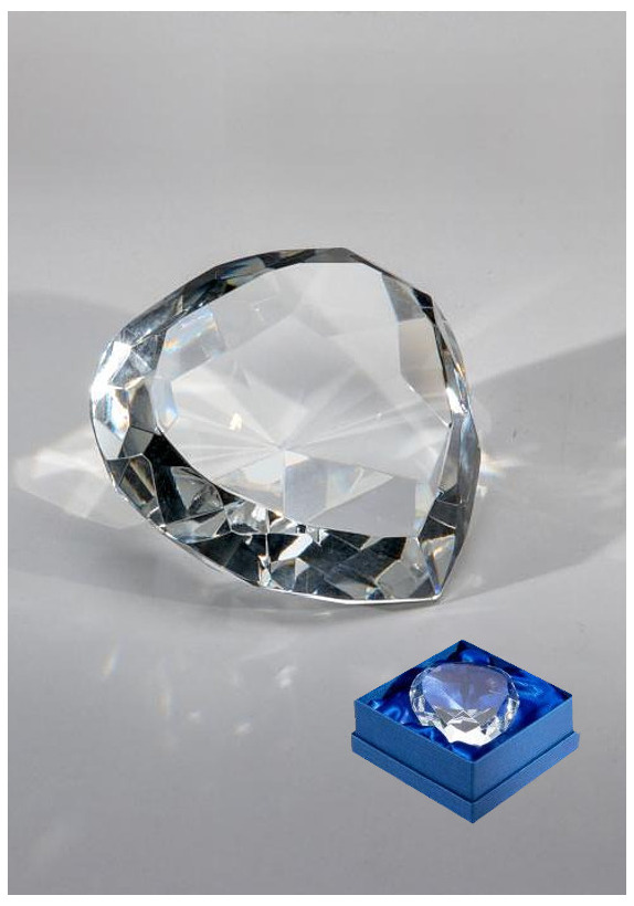 Glasdiamant mit Kassette