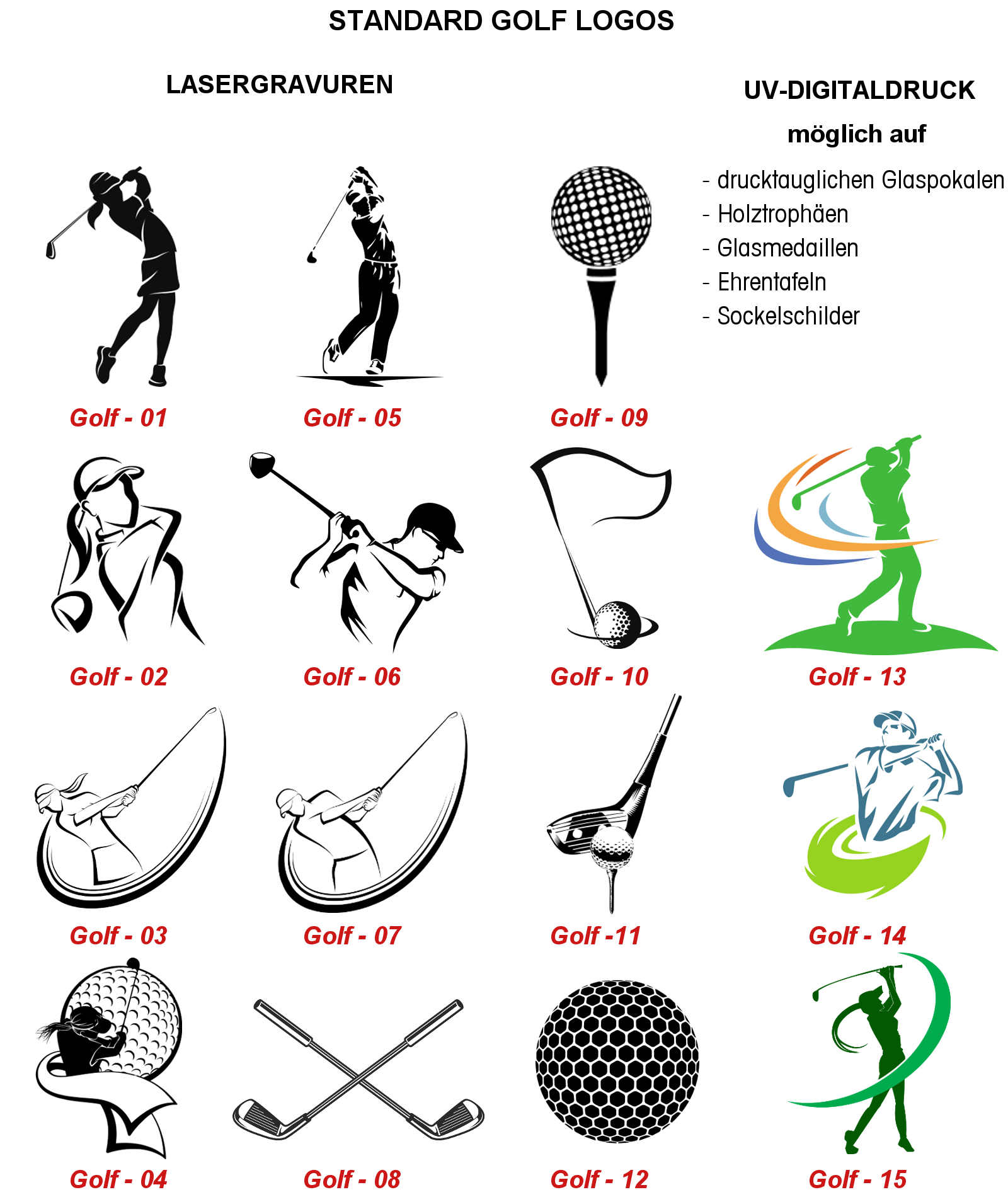 Golf-Logos