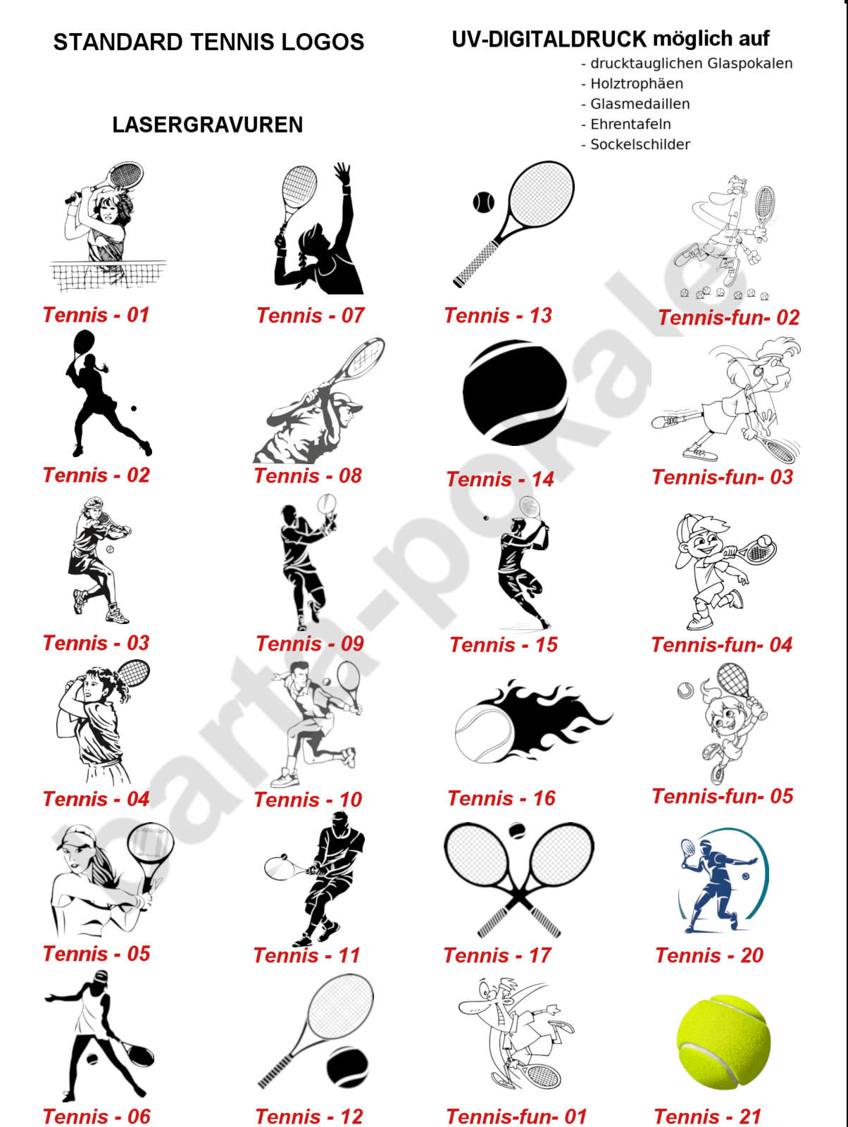 Standard Logos Tennis