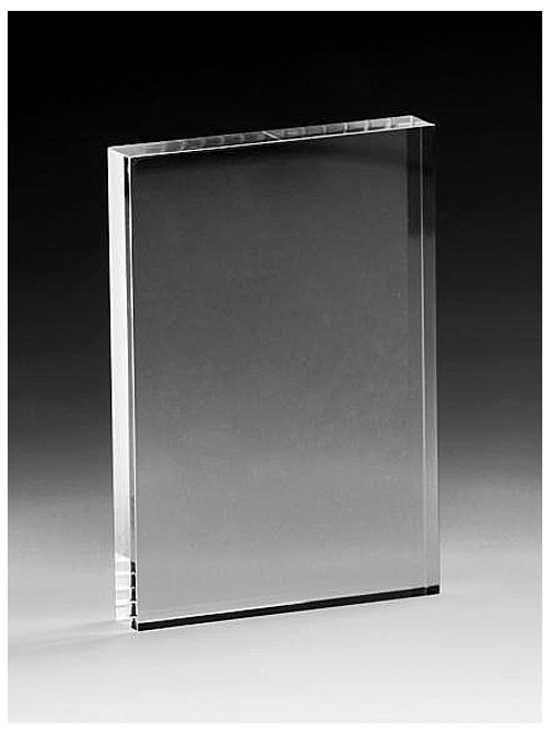 Glaspokale mit Gravur, Glastrophäen, Glasawards, 3D Foto Glasgravur, Pokale:  Acryl Tombstone