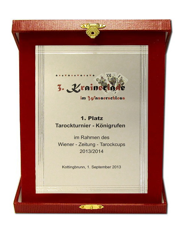 Glaspokale mit Gravur, Glastrophäen, Glasawards, 3D Foto Glasgravur, Pokale:  Ehrentafel-Milano-silber-hoch