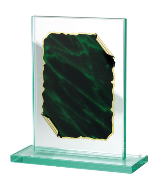 Glaspokale mit Gravur, Glastrophäen, Glasawards, 3D Foto Glasgravur, Pokale:  Ehrenplatte Urkunde