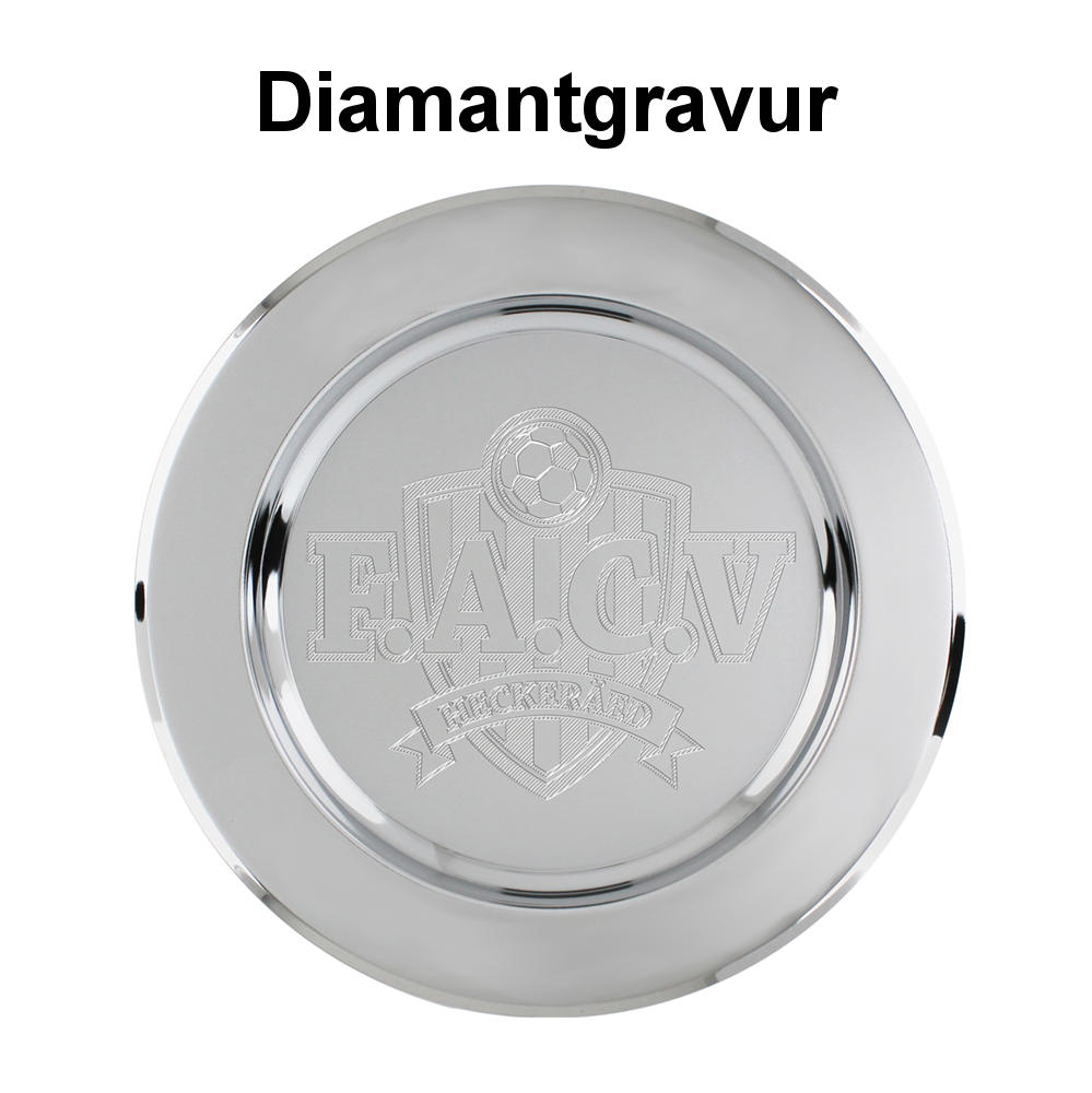 Meisterteller mit Diamantgravur