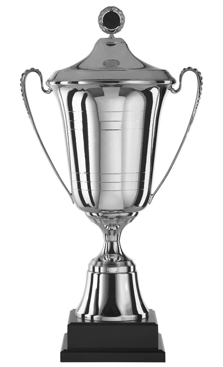 Glaspokale mit Gravur, Glastrophäen, Glasawards, 3D Foto Glasgravur, Pokale:  Pokal Herkules-silber